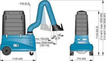 Nederman FilterCart NANO - Einwegfilter für Schweißrauch / 12634845 12634645 12634745 12635645 12635745