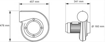 Nederman Ventilator N16 / N24 - 14510521 / 14510122