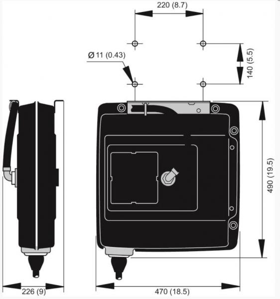 Nederman Schlauchaufroller 883 / 30800883 30801083