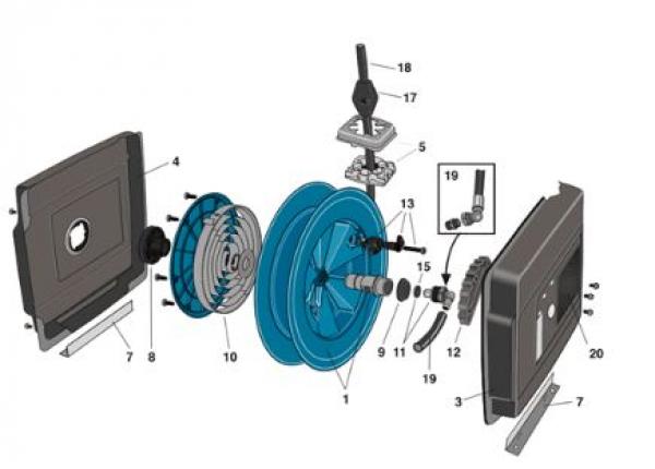 Federpaket für Serie 883 - 30372415 Pos. 10