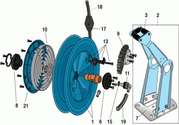 Schlauch Pos. 18 - 30374121 / 1/2" - 15m