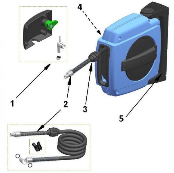Wandschwenkkonsole für H20 - 30375267 Pos. 5
