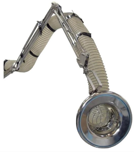 Absaugarm NEX-S, L=3m (Ø160mm) mit Drosselklappe / 10521632