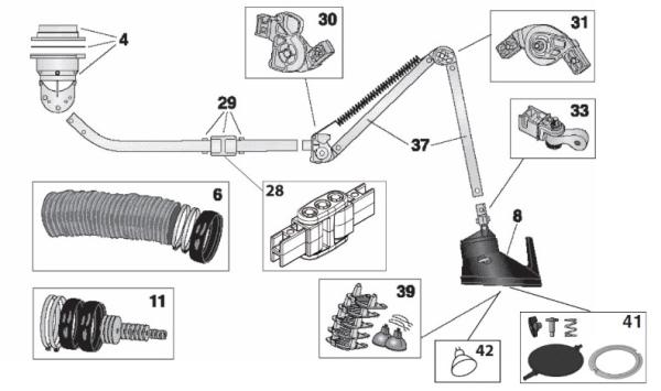 Nederman Drosselklappen Kit - 10376332 Pos. 41