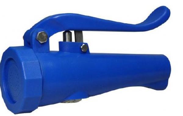 Kunstsoff Geschirrspülbrause - blau