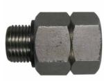 Edelstahl Drehgelenk 3/4" innen x 1/2" außen - Durchgang 14mm, max. 30bar, max. 95°C für Wasser