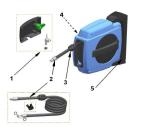 Schlauch komplett 8mm (5/16") 12m - H30 - 30374568 Pos. 2